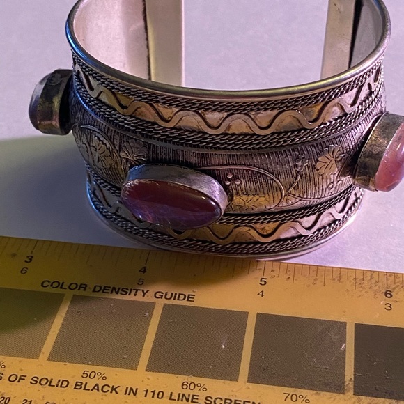 Fantastic Sterling Cuff Bracelet - Picture 5 of 9